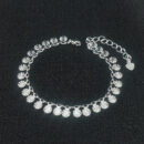 Pulseira com circulos chapeados detalhado