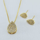 Conjunto gota cravejada