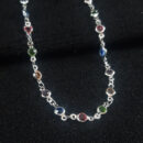 Gargantilha chocker com pedras em zircônias