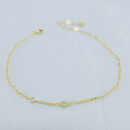 Tornozeleira caninho com ponto de luz