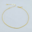 Tornozeleira malha laminda com corção cristal