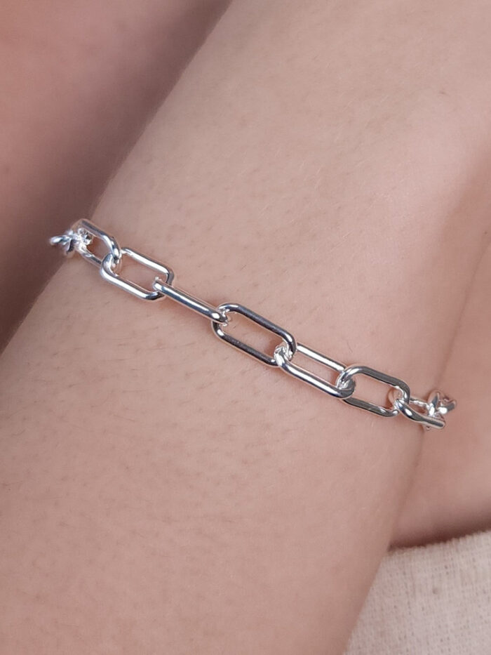 Pulseira elo cartier liso