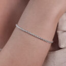 Pulseira elo trançado