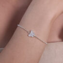 Pulseira borboleta madre pérola