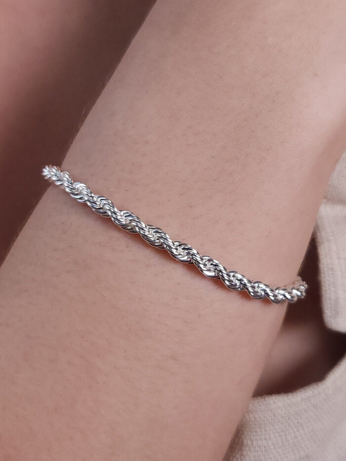 Pulseira baianinha prateada