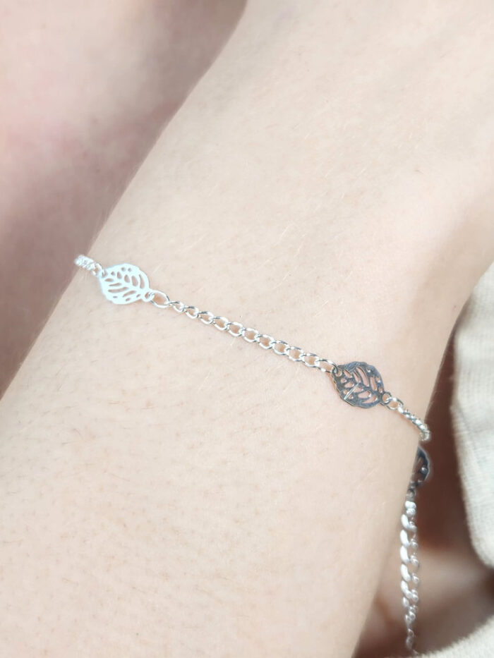 Pulseira folhas