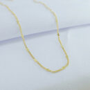 Gargantilha coraçaõ chapeado