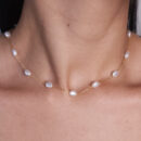 Gargantilha choker pérola barroca