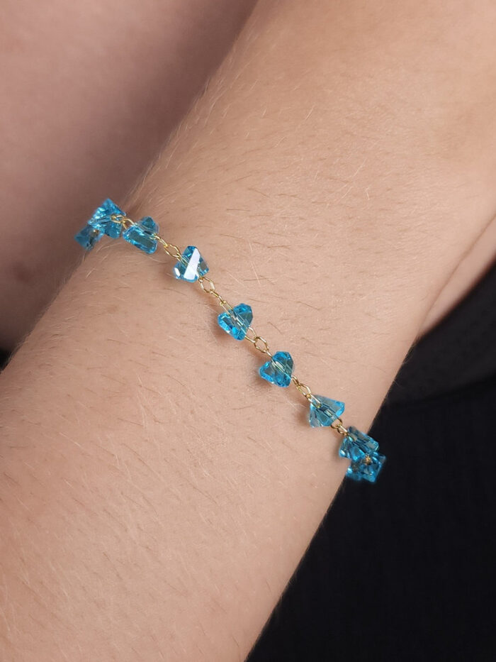 Pulseira pedra turquesa