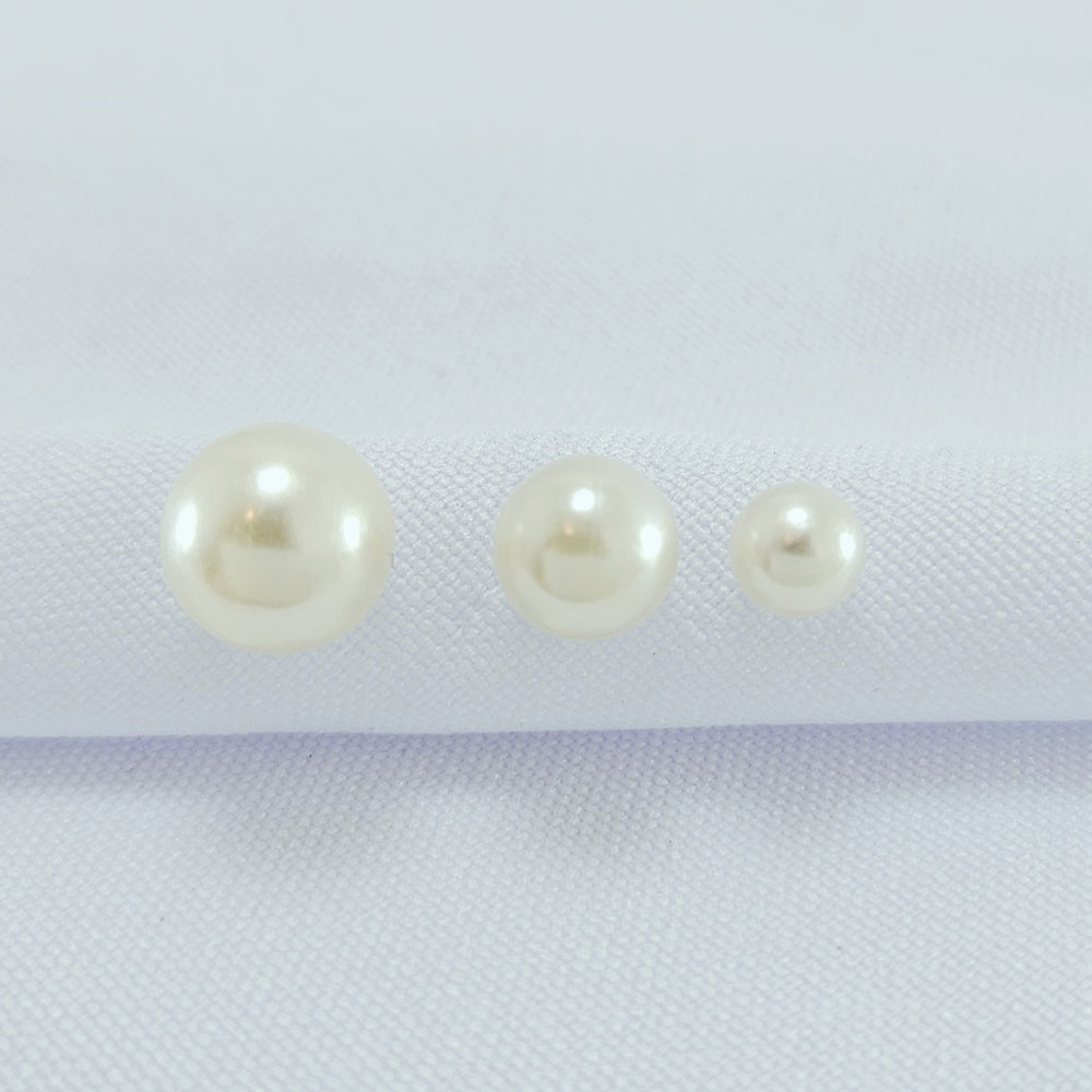 Trio de brincos pérola