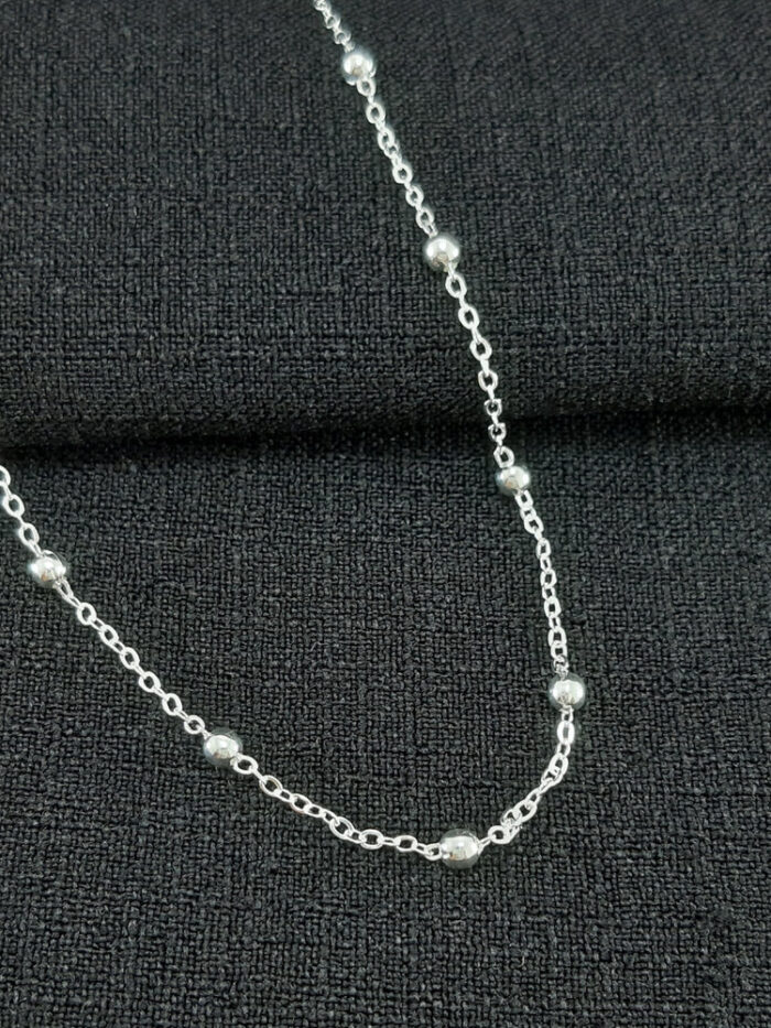 Gargantilha choker bolinhas lisas