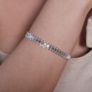 Pulseira faixa detalhe vazado