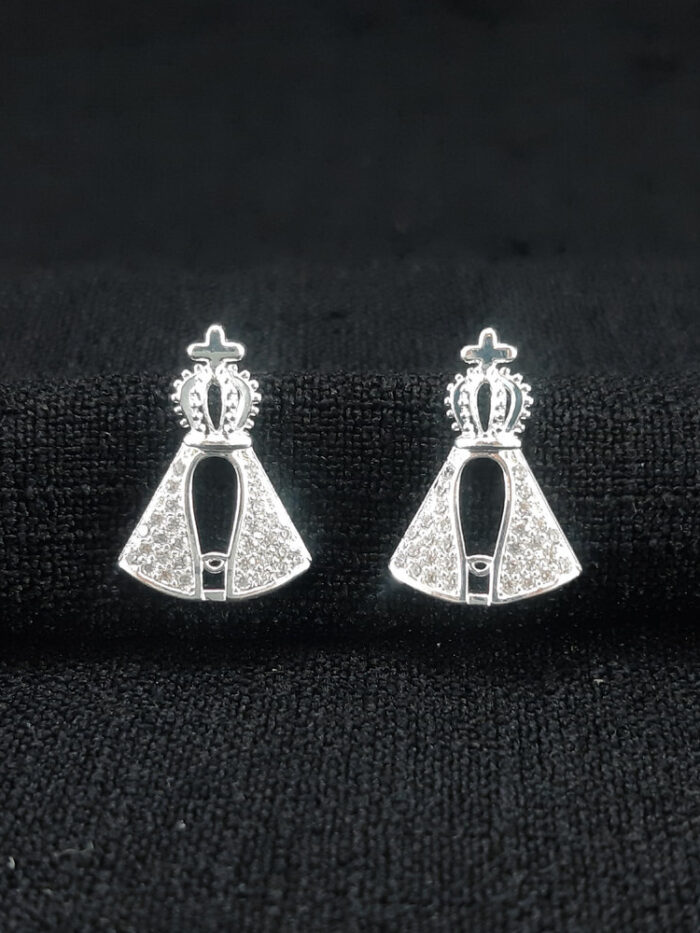 Brinco N.S Aparecida cravejado