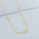 Gargantilha choker detalhe pontos de luz