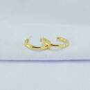 Argola aberta estilo tubo