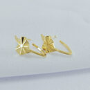 Brinco argola aberta detalhe coração