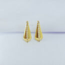 Brinco gota com fio riviera