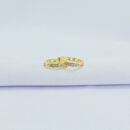 Argola faixa cravejada