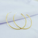 Argola fio quadrado liso