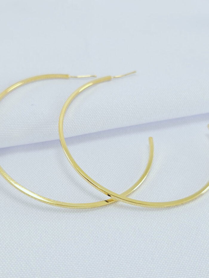 Argola fio liso aberto