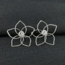 Brinco fio flor