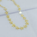 Gargantilha choker estrelas chapeadas