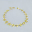 Pulseira estrelas borda detalhada