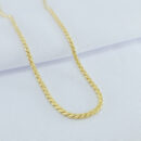 Gargantilha choker entrelaçado duplo