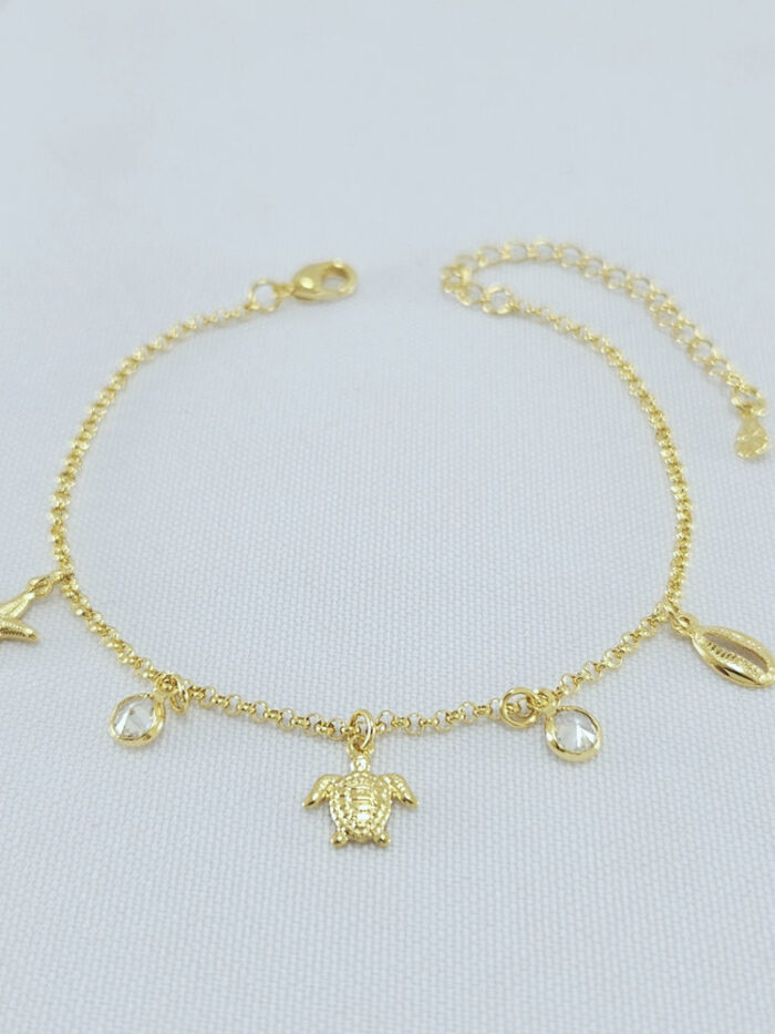 Pulseira fundo do mar e pontos de luz