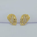 Brinco 6 fios detalhe cravejado em zircônia