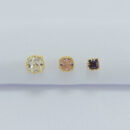 Trio de brincos sortidos borda detalhada