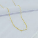 Corrente masculina elo figaro minimalista