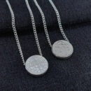 Escapulário medalha São Bento borda lisa