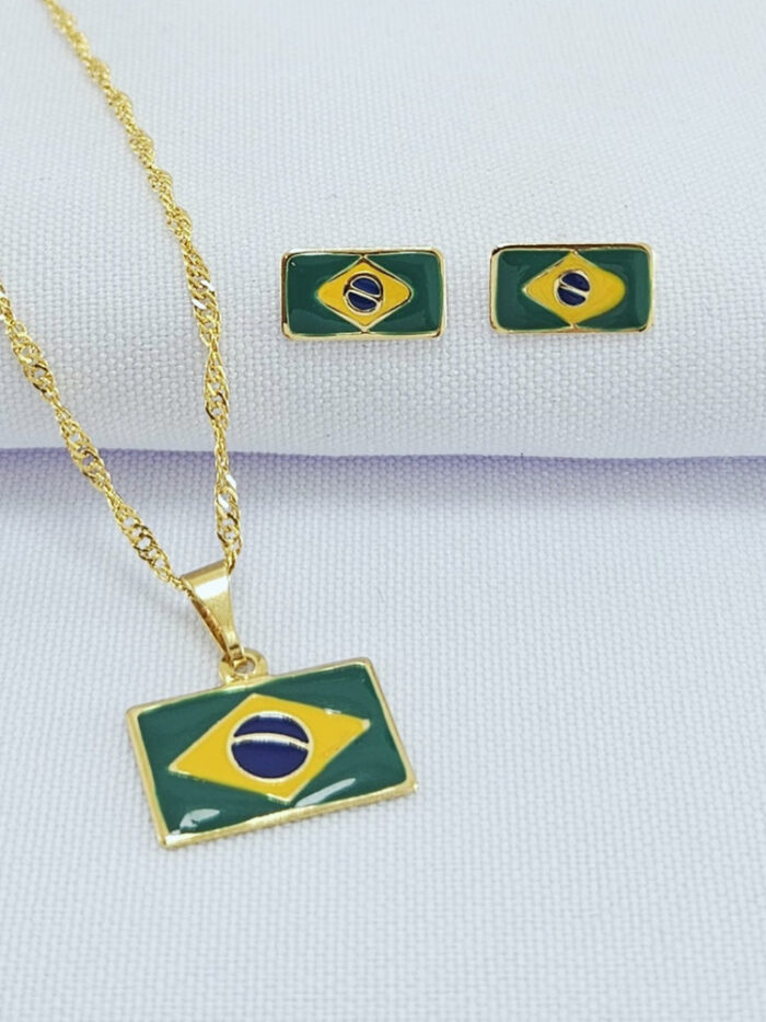 Conjunto bandeira do Brasil