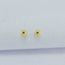 Brinco bolinha lisa pequena