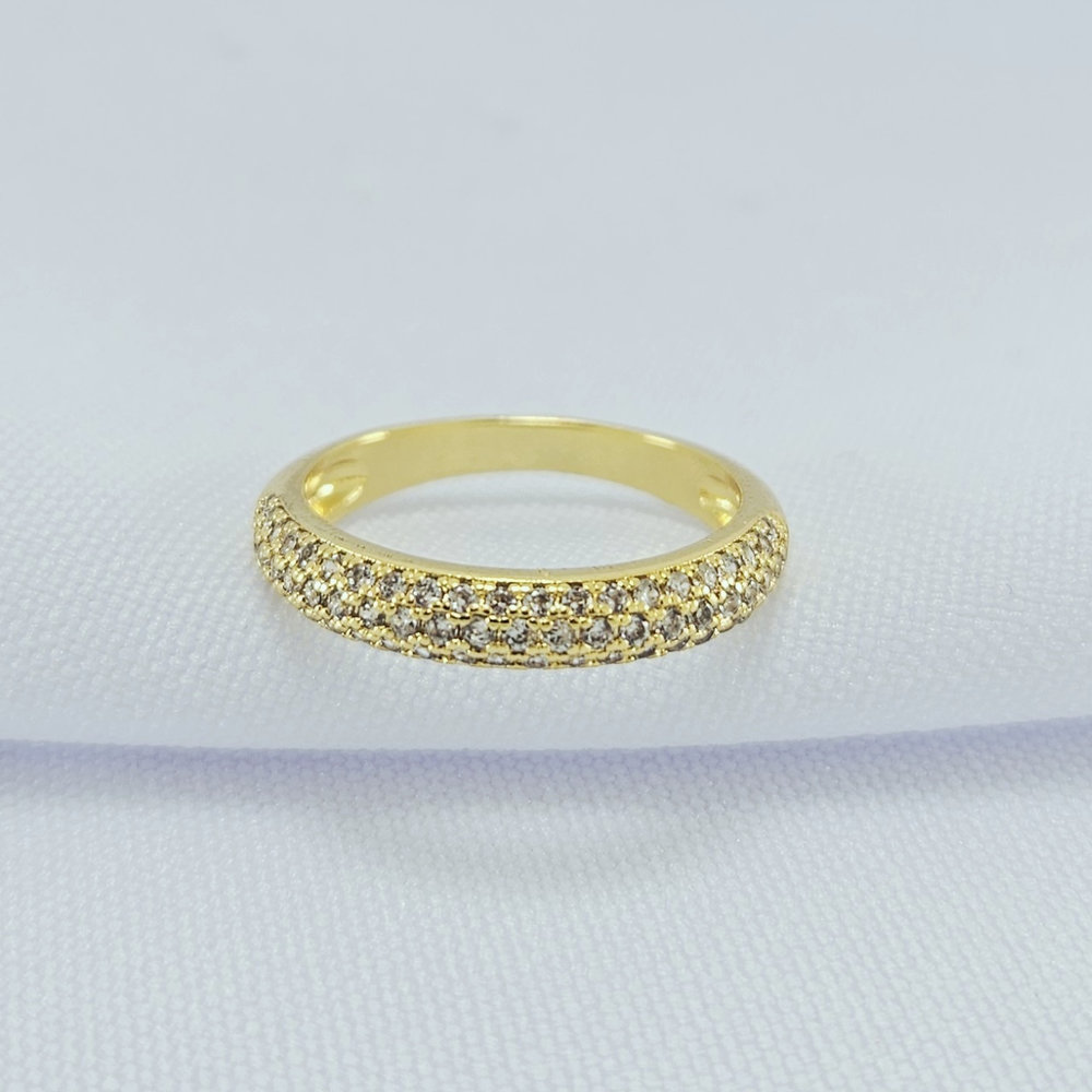 Anel frente cravejado - Imagem 2