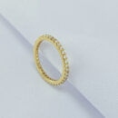 Anel aparador cravejado em zircônia