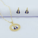 Conjunto N S Aparecida detalhe círculos vazado