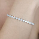 Pulseira riviera pedras cristal