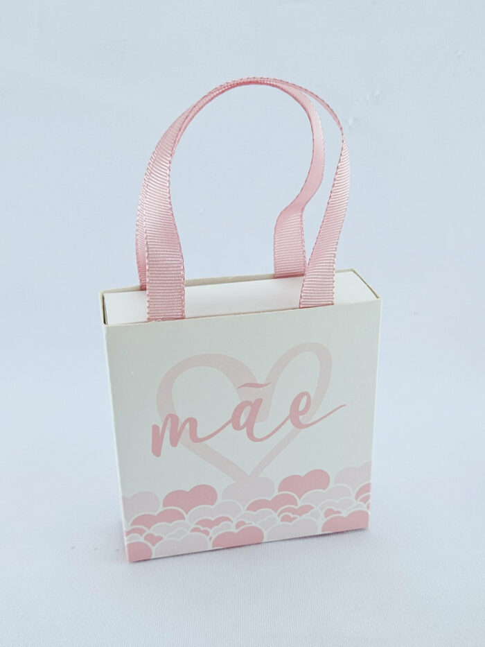 Caixinha para dia das Mães detalhe corações