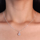 Gargantilha ponto de luz cristal