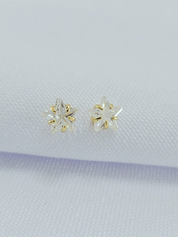 Brinco cristal modelo estrela