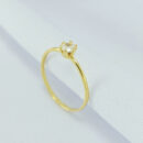 anel ponto de luz cristal