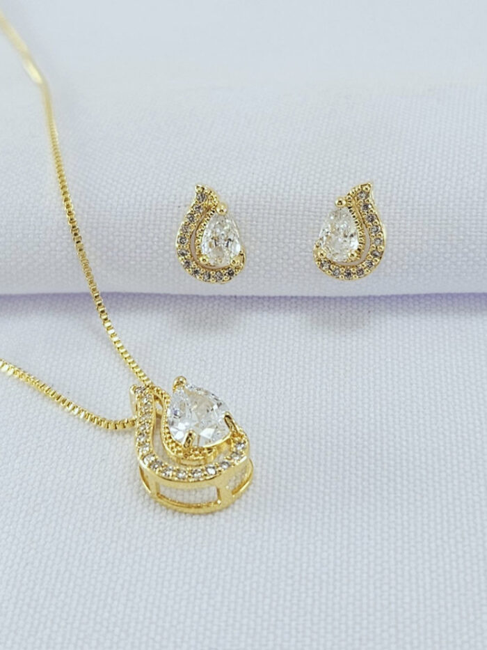 Conjunto modelo gota cristal