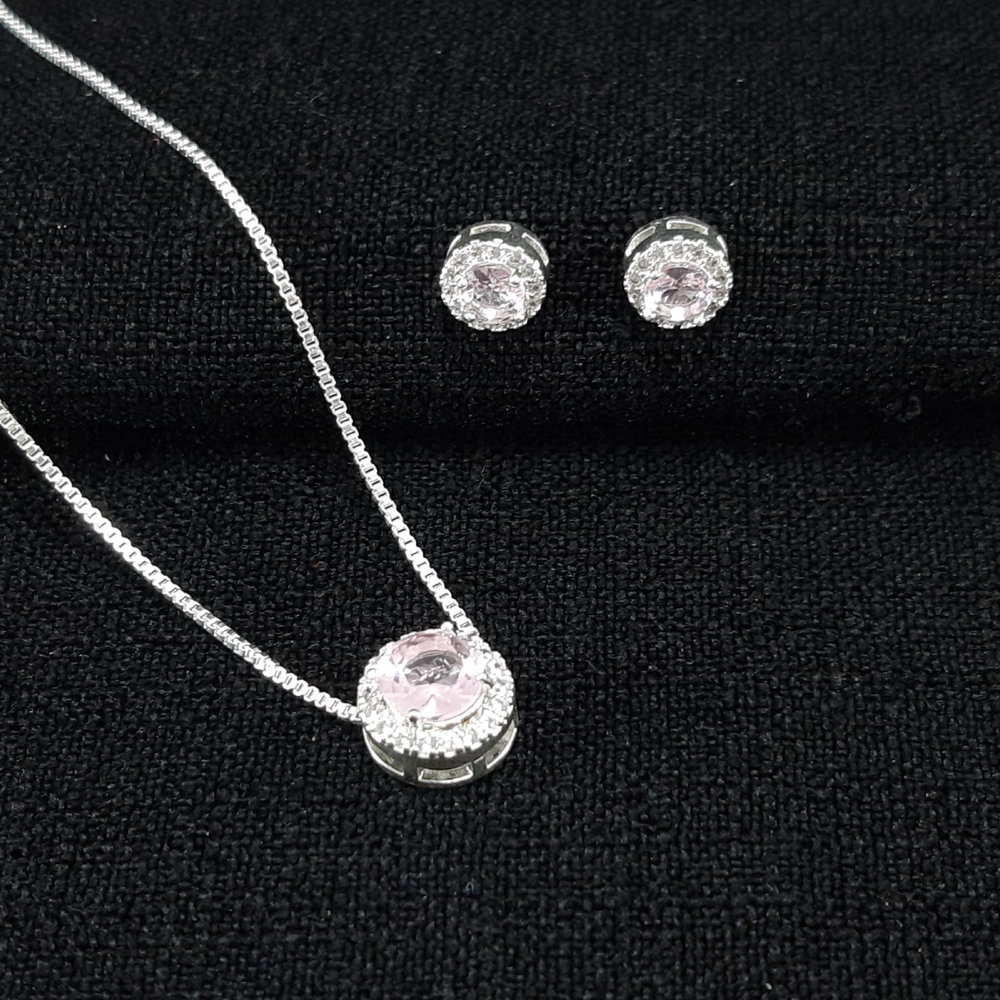 Conjunto circulo fio cravejado - Imagem 2