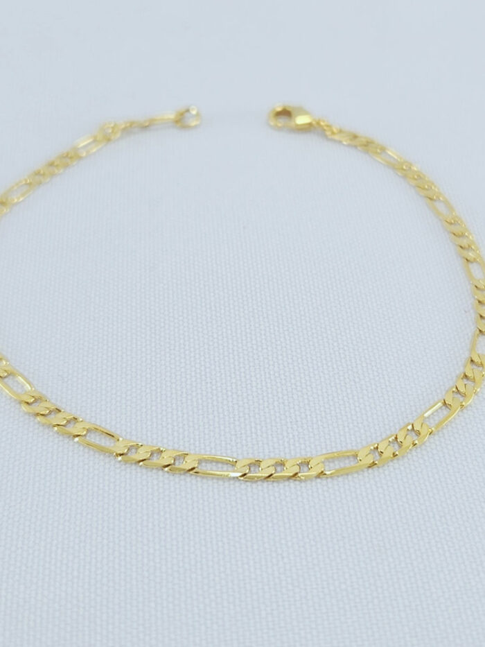 Pulseira masculina elo fígaro