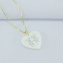 Gargantilha pingente coração 2 meninas