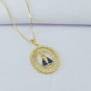 Gargantilha Nossa Senhora Aparecida com detalhes vazado