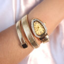 Relógio bracelete estilo serpente