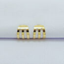 Brinco argola detalhe vazado